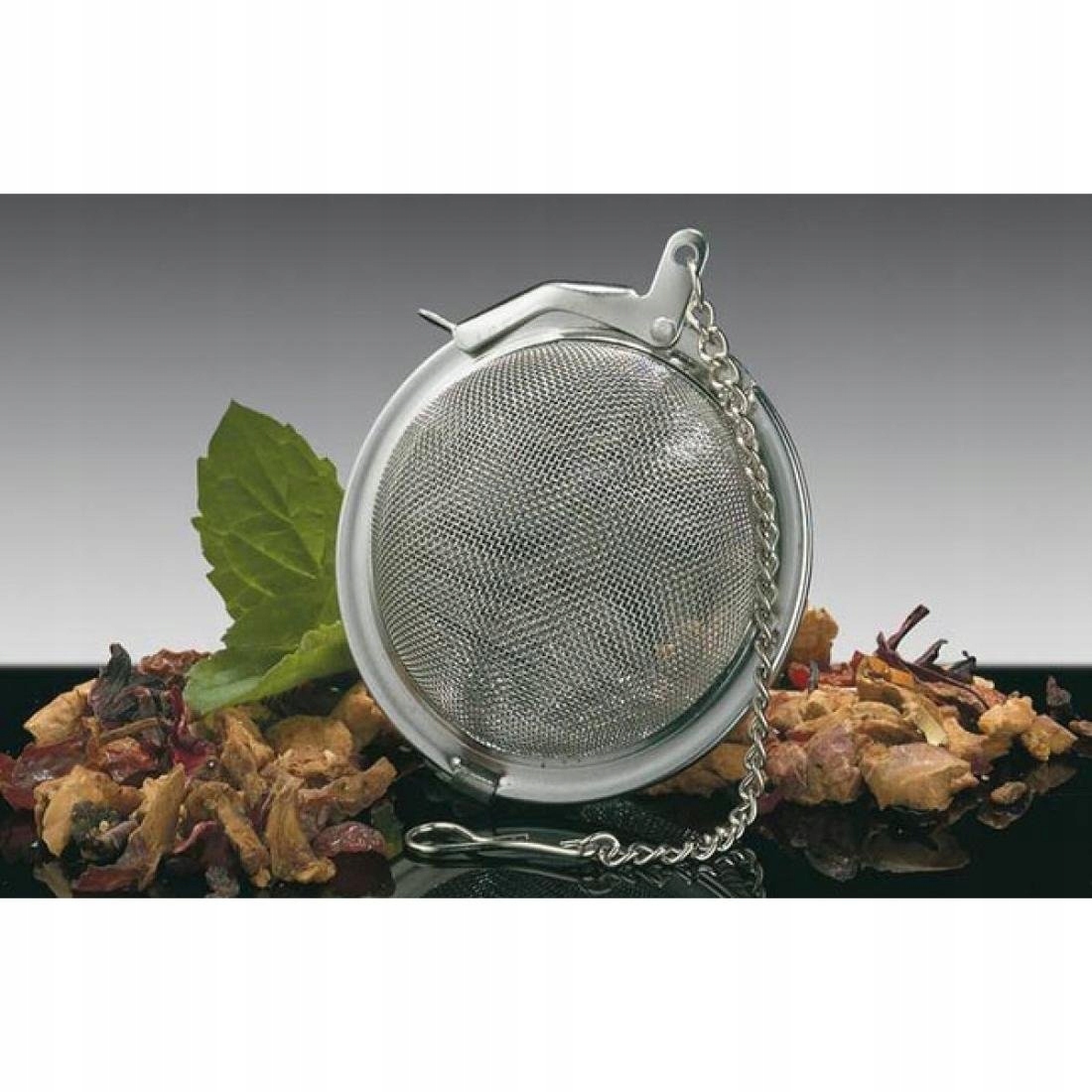 Zaparzacz do herbaty KULKA nierdzewny GALICJA Materiał stal