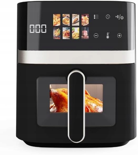 FRYTKOWNICA BEZTŁUSZCZOWA AIR FRYER LINBOX CZARNA Marka Linbox