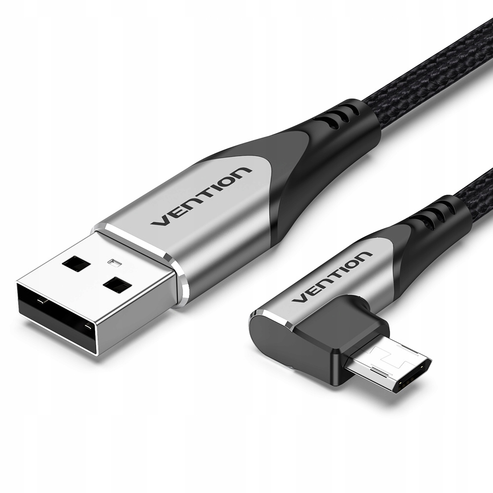 

Vention Usb Micro 3A Fast Charge 90° Oplot 1,5m