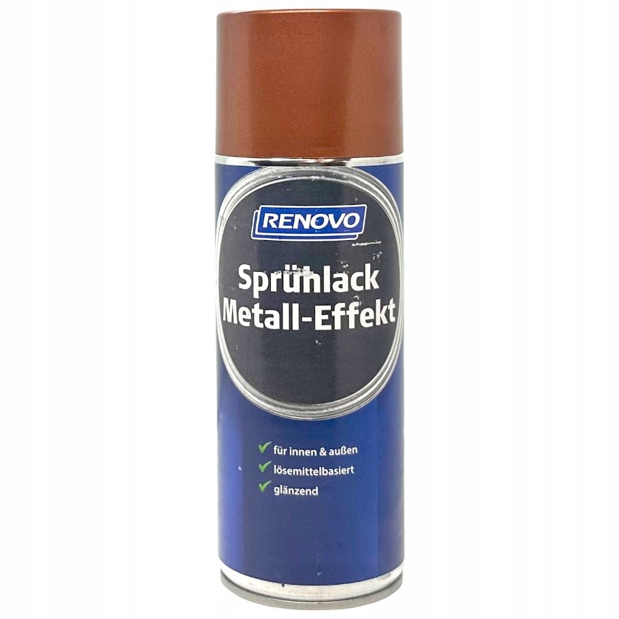 Renovo Lakier dekoracyjny Efekt Metalik Spray 400ML Miedziany Metaliczny