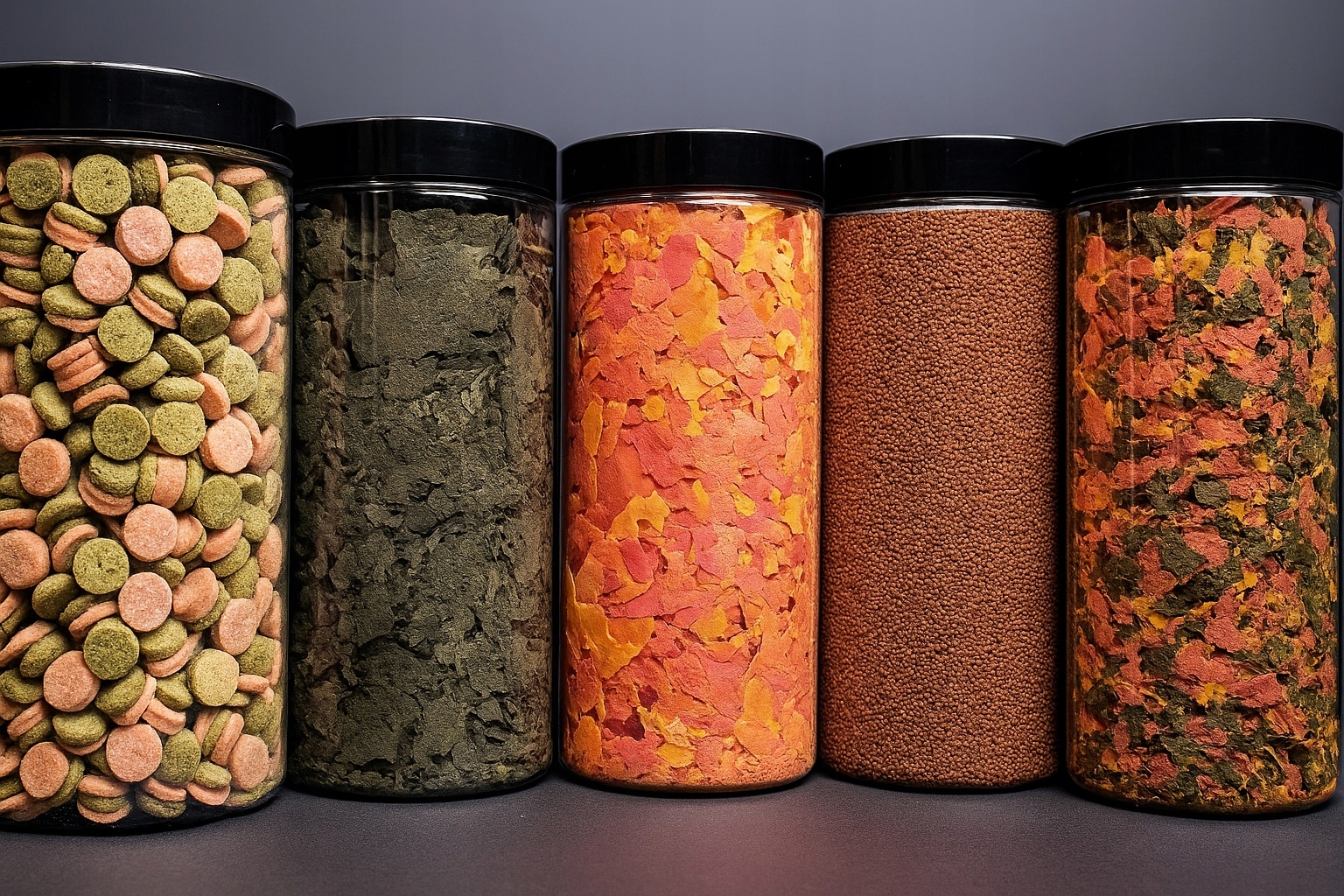 Levně Pokarm Premium dla ryb akwariowych 5 x 500 ml – zestaw 5