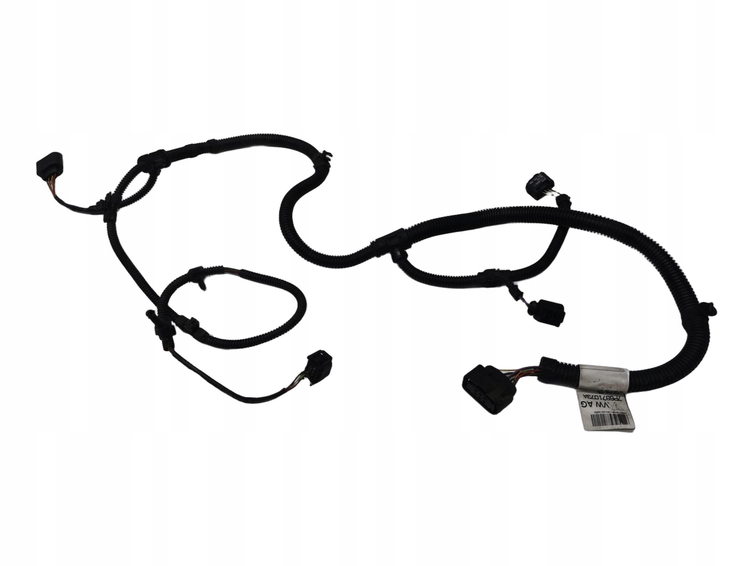 bundle wiring supports front below RADAR VW TOUAREG II 7P6971073A