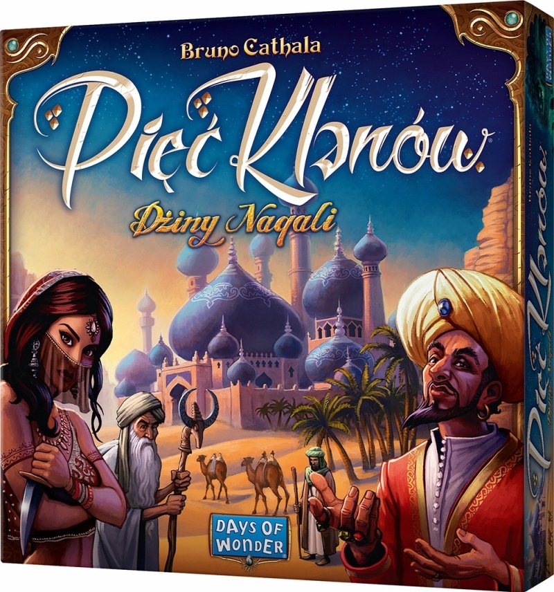 GRA PLANSZOWA PIĘĆ KLANÓW Dżiny Naqali REBEL