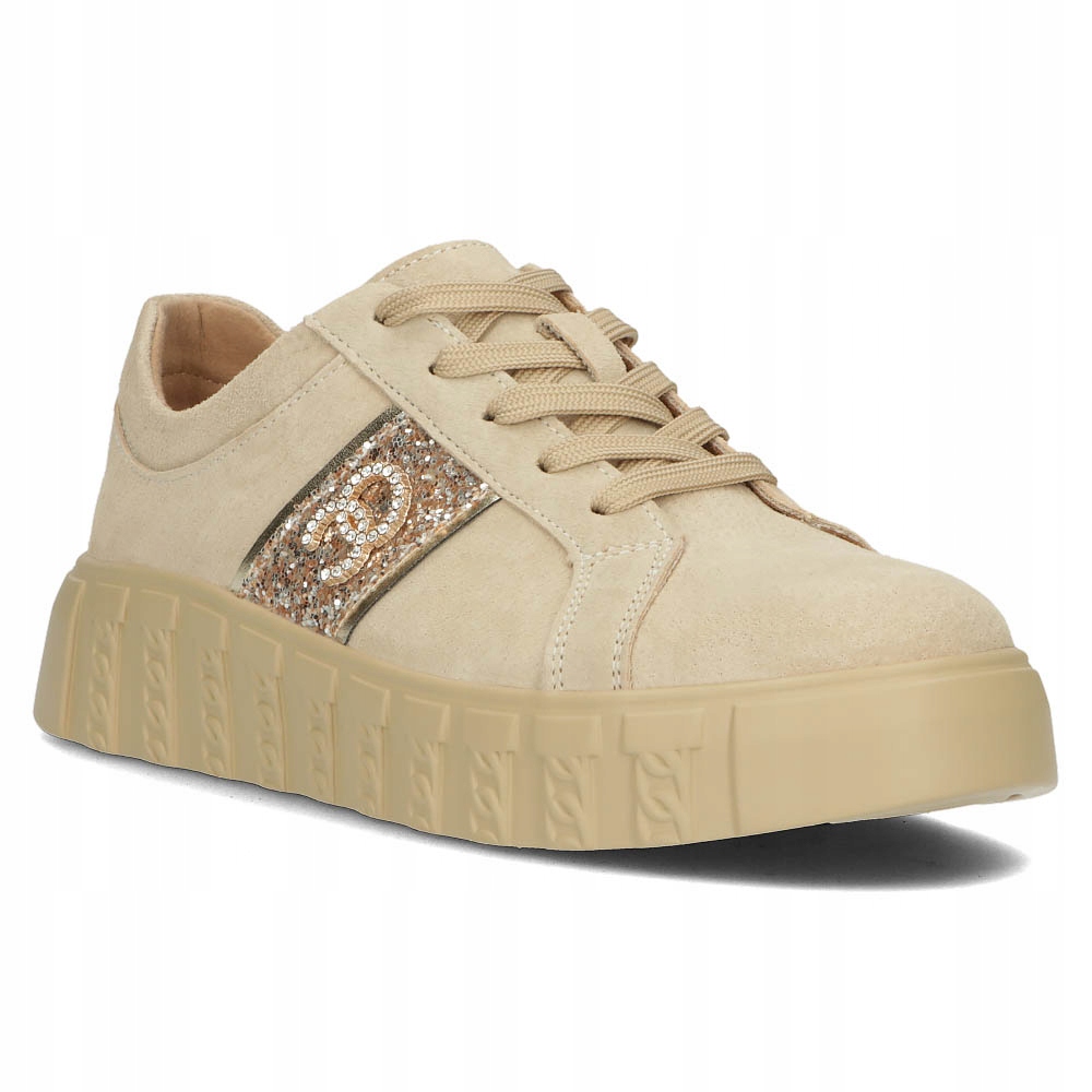 Kožené boty na platformě Filippo DP4587/23 vel 37