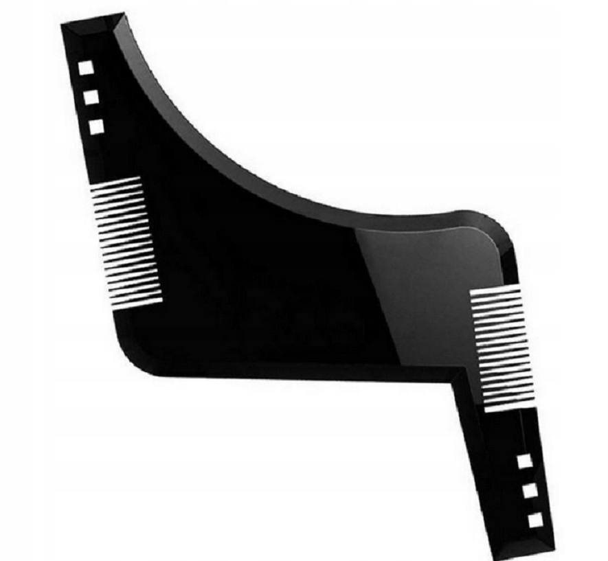 SZABLON GRZEBIEŃ DO STYLIZACJI BRODY WĄSÓW ZAROSTU