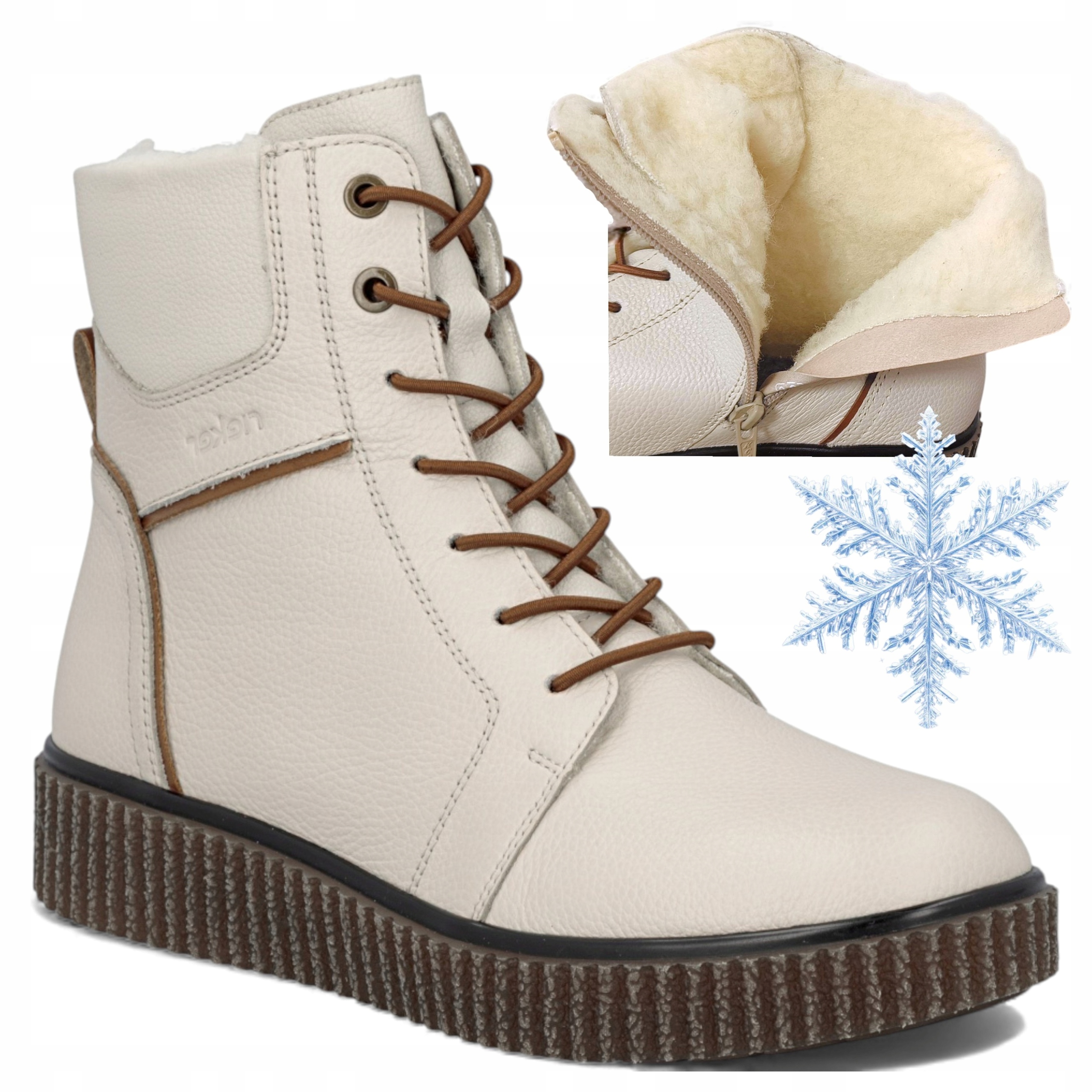 Rieker 38 Dámské Kotníkové Boty Kožené Podzimní boty Teplé Pohodlné zavazování