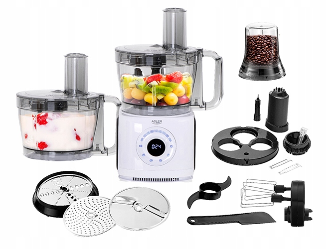 Robot Kuchenny LCD 12w1 AD 4224 1000W Mocny i Wielofunkcyjny