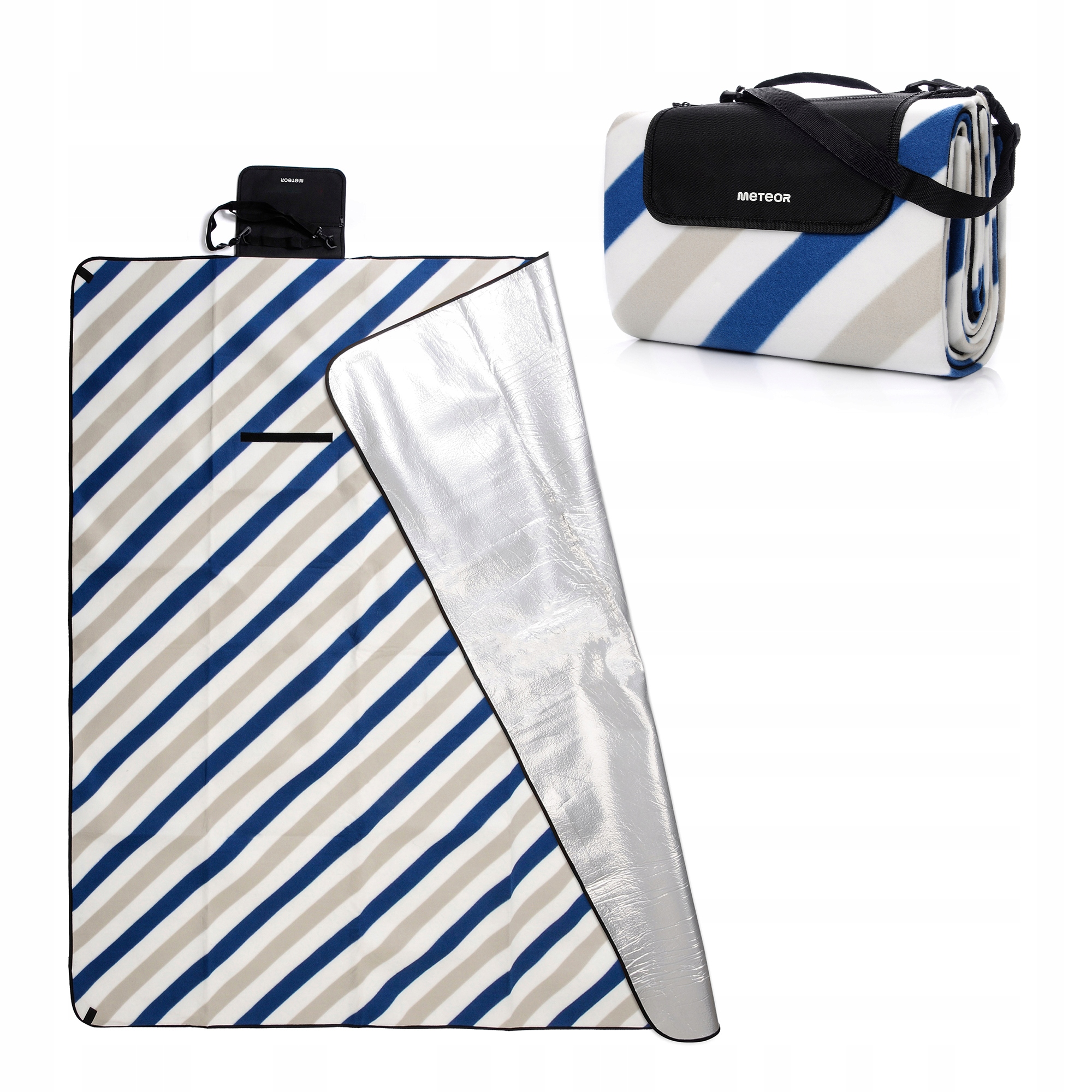 KOC PIKNIKOWY PLAŻOWY METEOR 200x200 ALU pasy