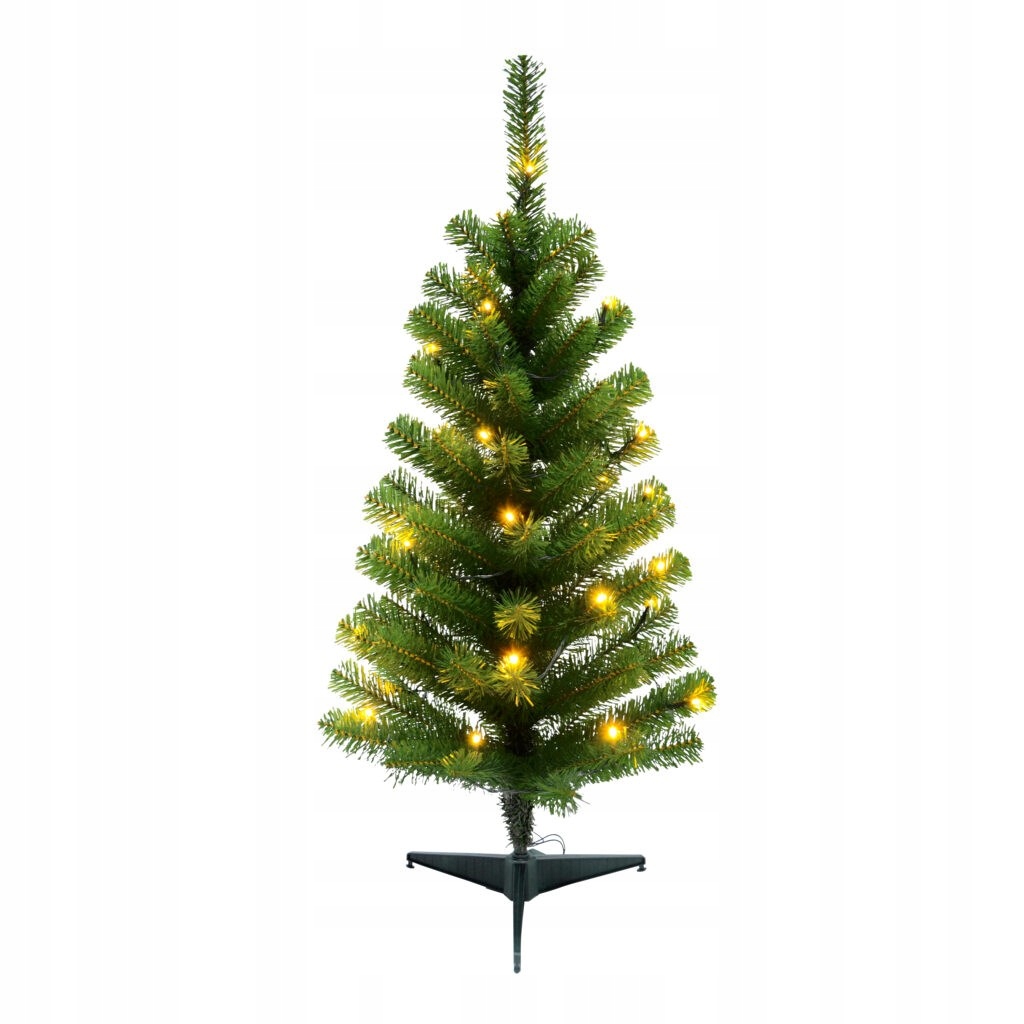 

Sztuczna Choinka Led Na Baterie Z Podstawą 90 CM