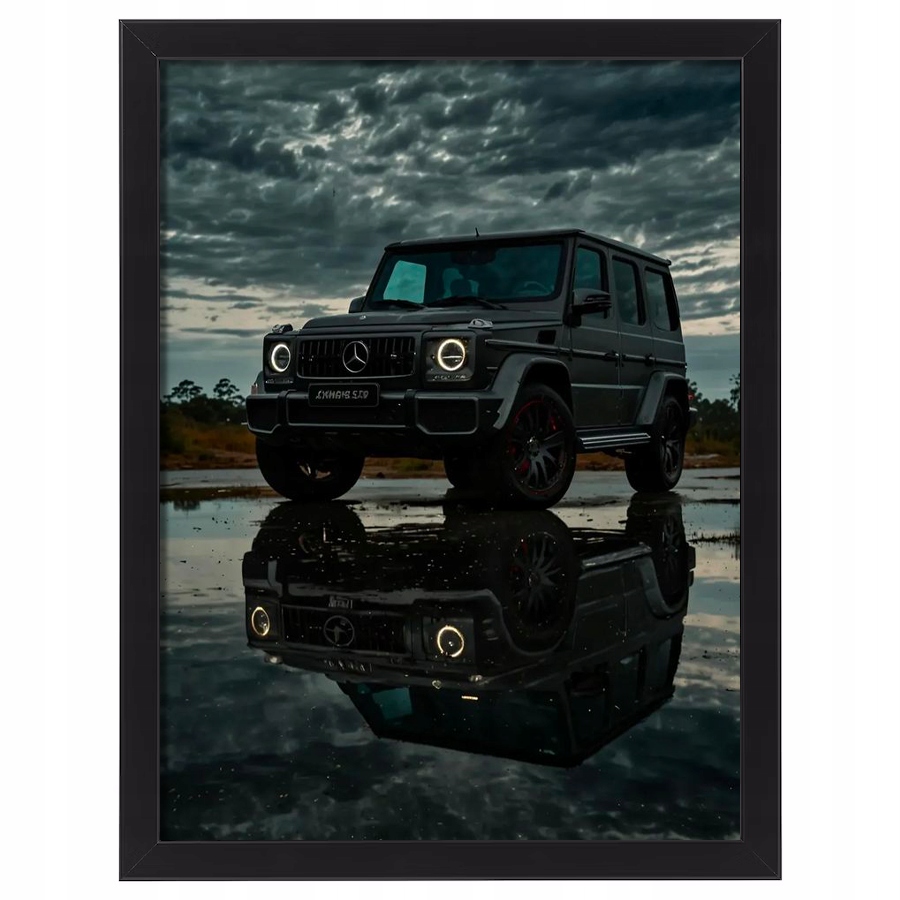 Mercedes-AMG G 63 obraz w ramce dekoracja ścienna plakat 70x50 cm
