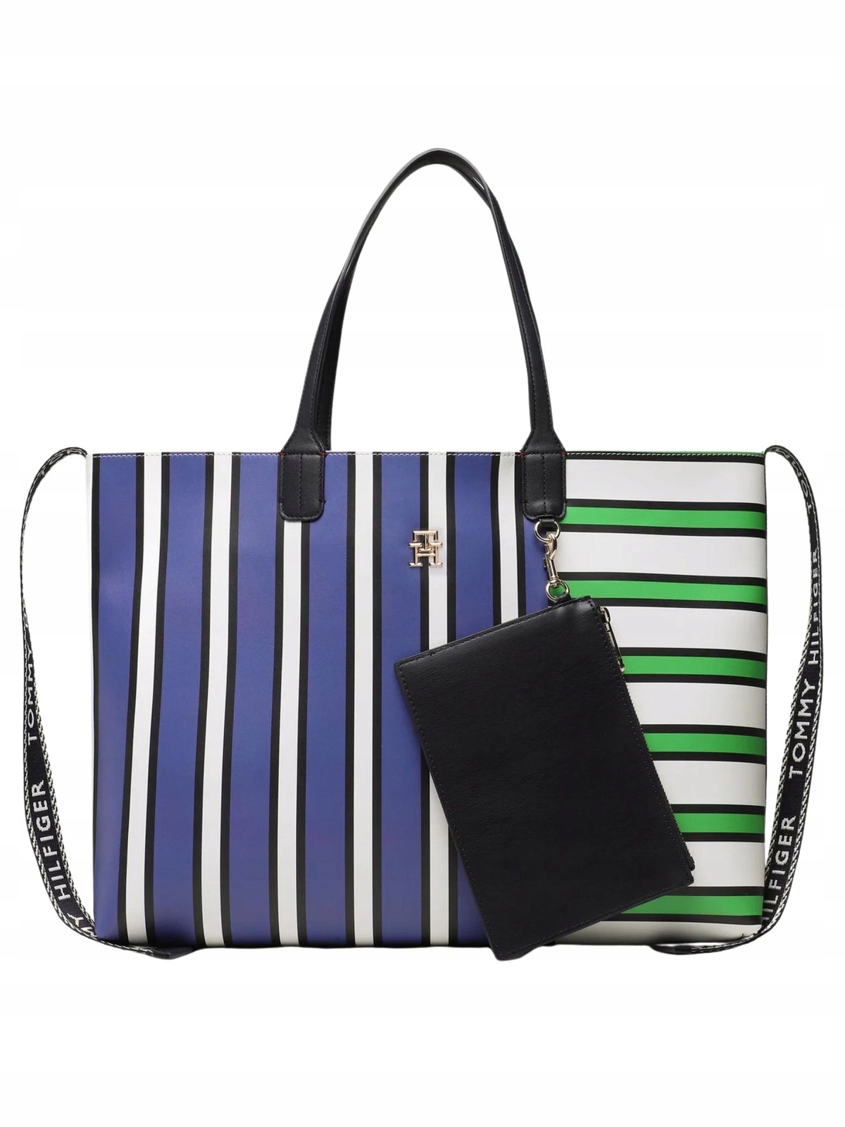 Dámská kabelka Tommy Hilfiger AW0AW14766 Modrá Zelená