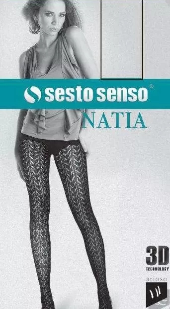 

Rajstopy Sesto Senso Natia 3 czarny