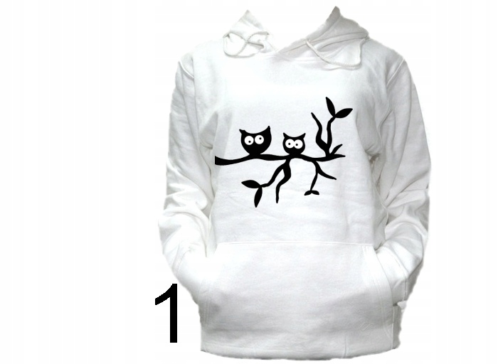 

Bluzy Kaptur Śmieszne Sowa Sówka Sowy Wzory