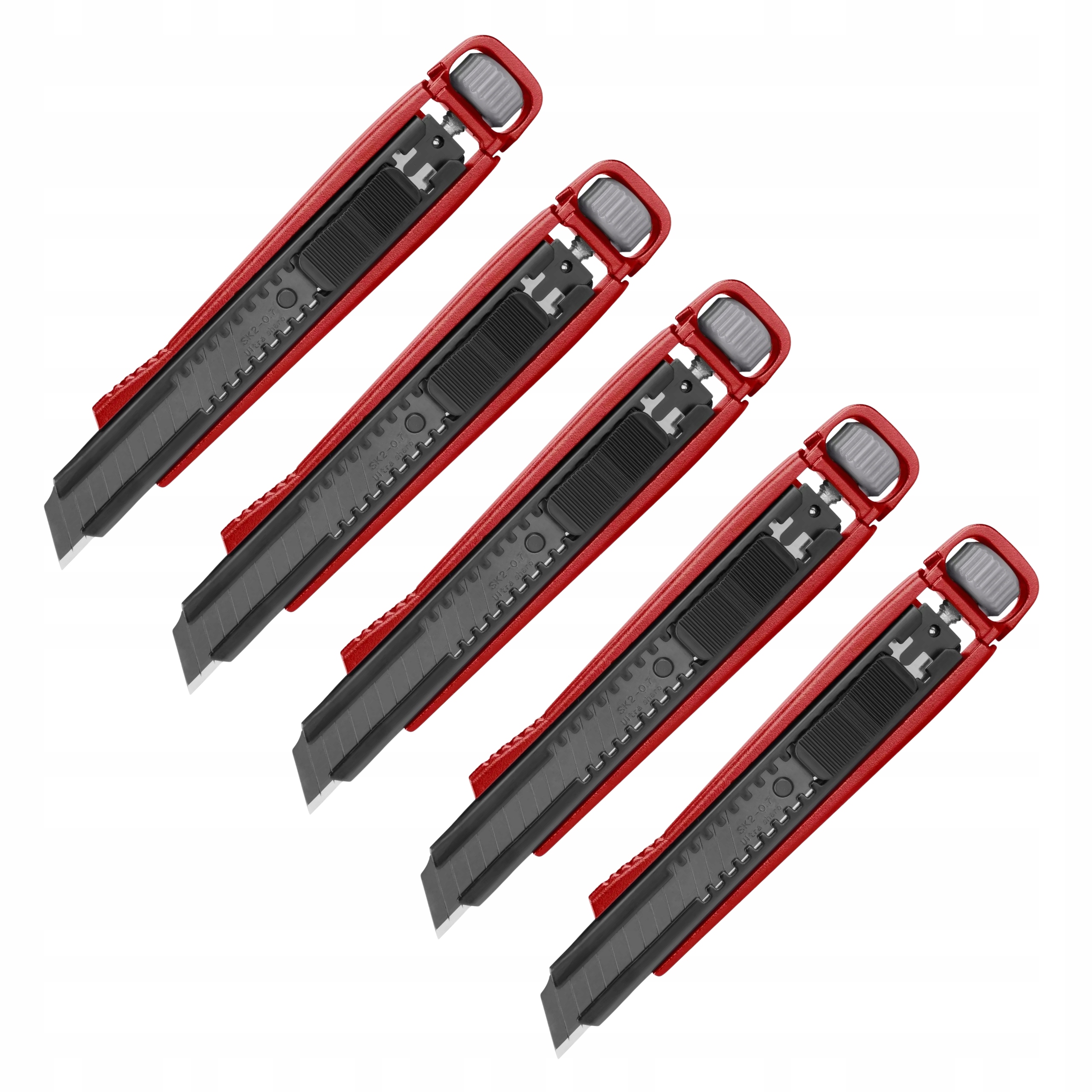 5 Kusů Nůžek Nůž Na Tapety Zesílený Kovový 18 mm Autolock