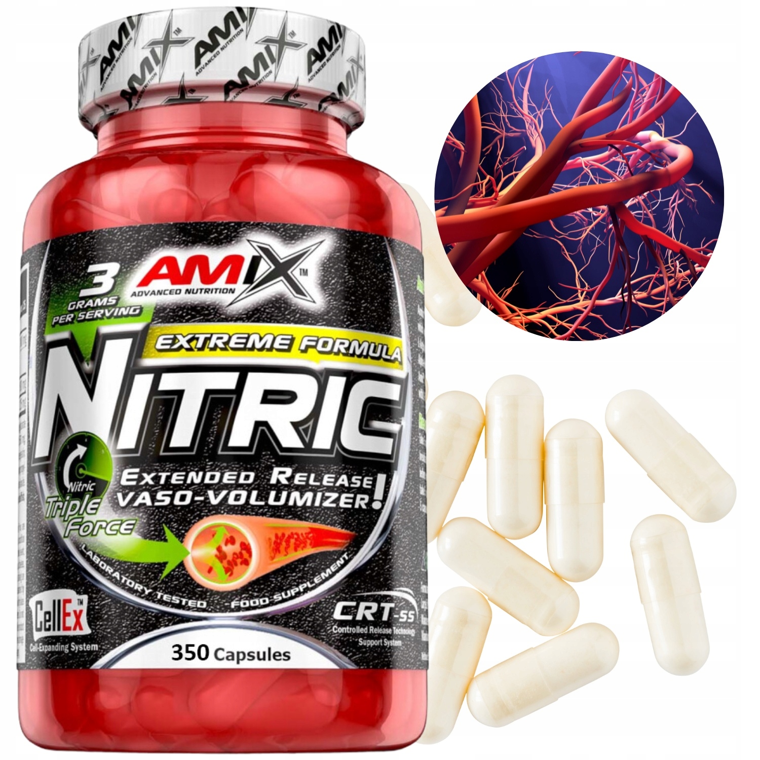 Arginin Citrulin Čerpadlo Masa Síla Aakg 350 kapslí