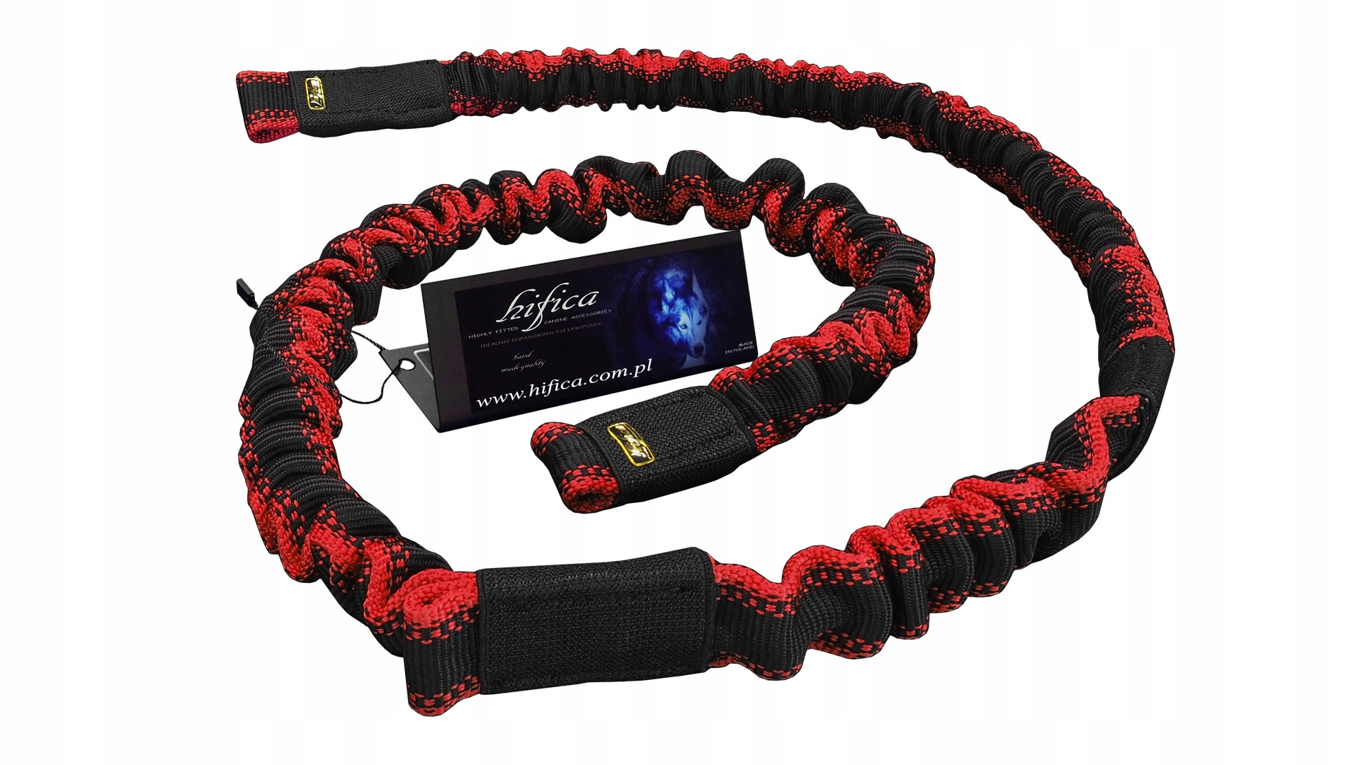 Levně Hifica Lanko Vodítko Tlumič pro psa Dogtrekking Run Trek 2.2PA40 B/Karab