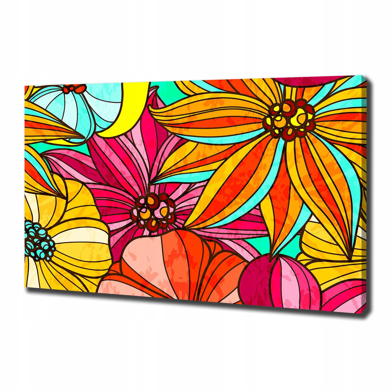 Fotoobraz obraz na plátně Květinový vzor 100x70 cm
