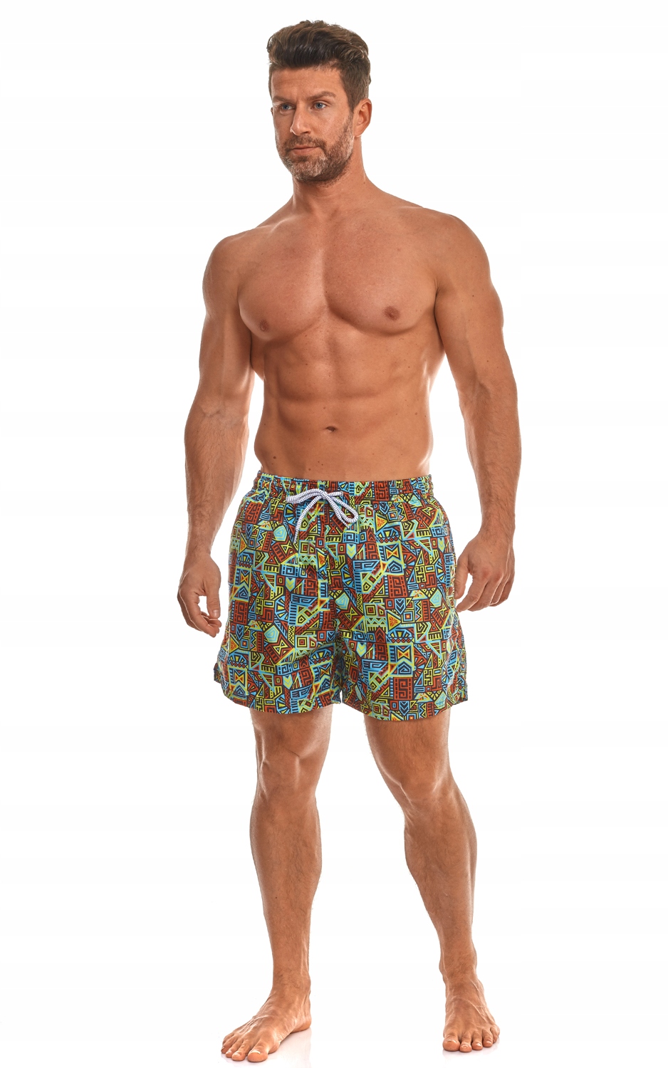 Szorty kąpielowe męskie spodenki sportowe plażowe kolorowe S ZAGANO PL Marka Zagano