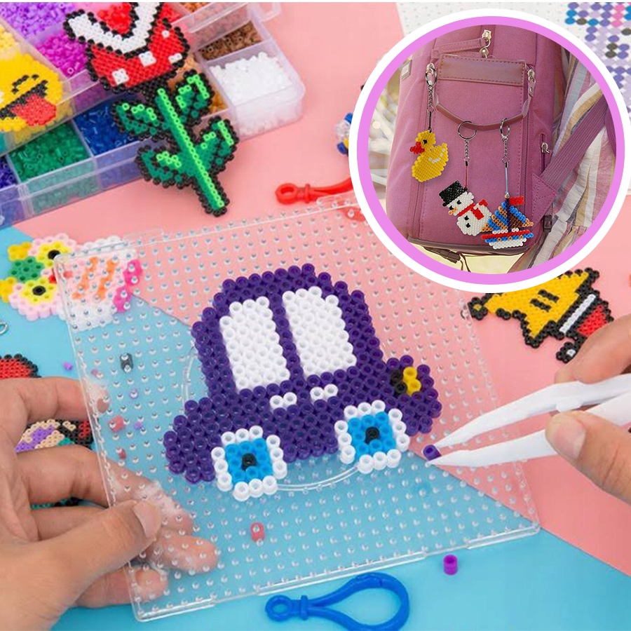 MEGA ZESTAW 6000 PRASOWANKA KORALIKI DO PRASOWANIA XXL KREATYWNY NA PREZENT Płeć chłopcy dziewczynki