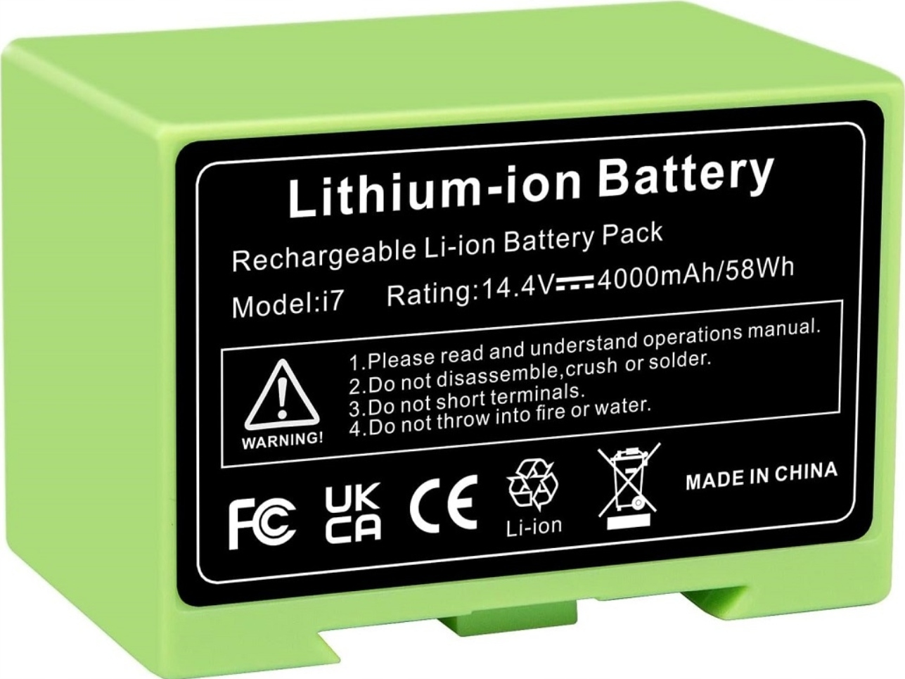 Asuncell Akumulátor 14.4 V 4000 mAh 58 Wh Pro Irobot Roombu