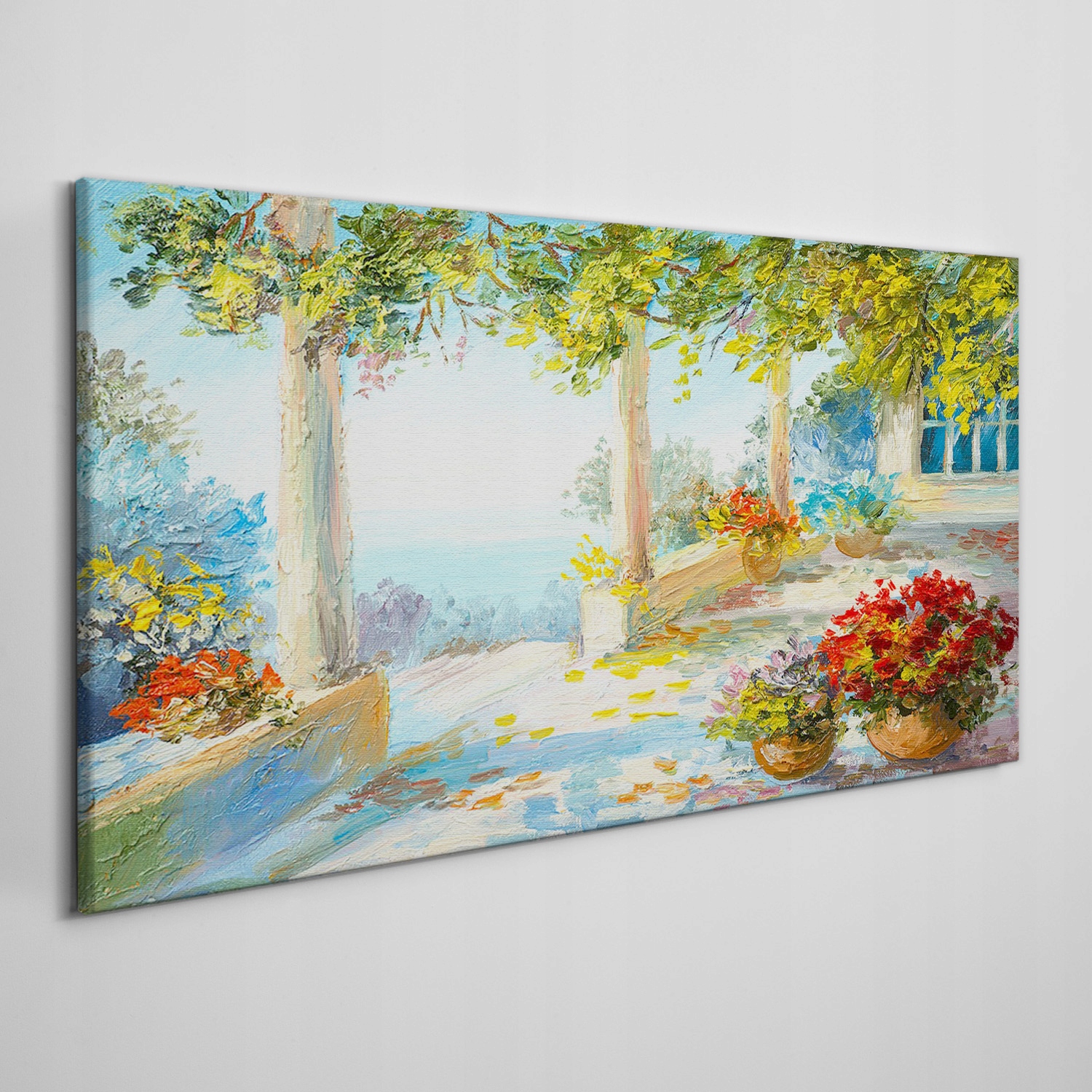 

Ścienny fotoobraz na płótnie Grecki ogród 120x60