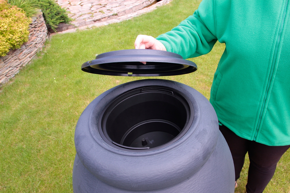 Zbiornik na wodę deszczową AQUACAN BABY 210 l | Antracyt — 13