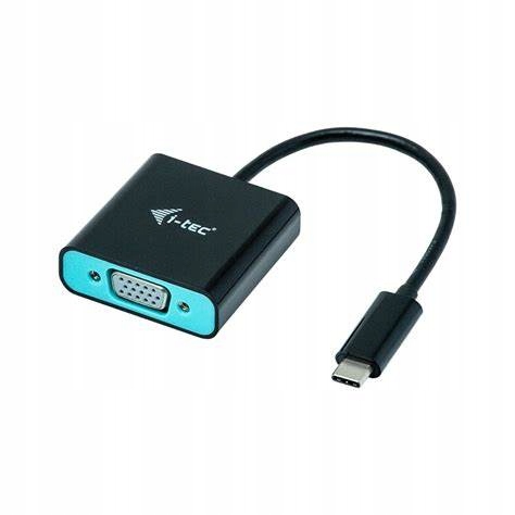 Adapter USB-C do VGA I-Tec C31VGA60HZP czarny
