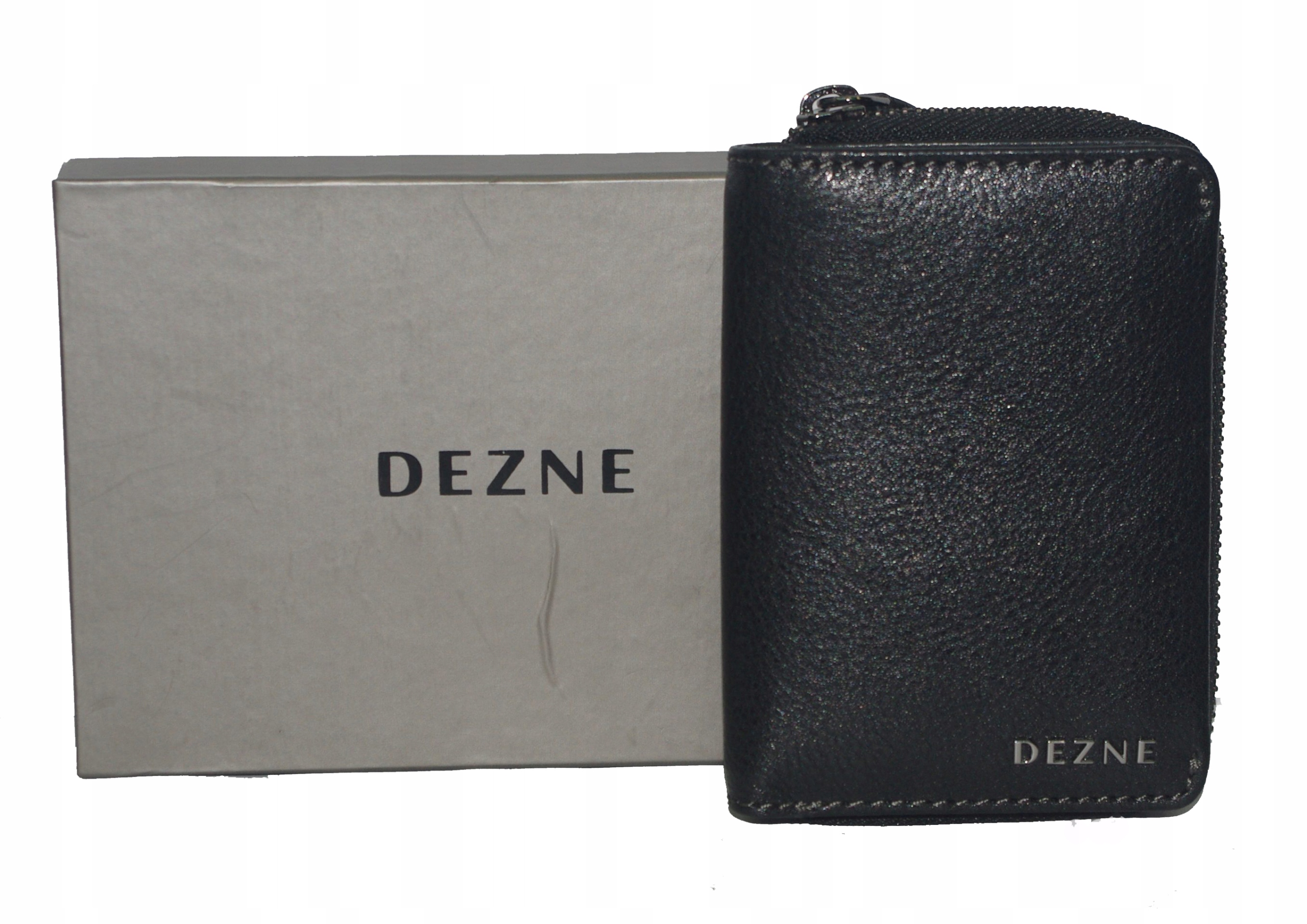 Dezne dámská kožená peněženka Rfid, černá