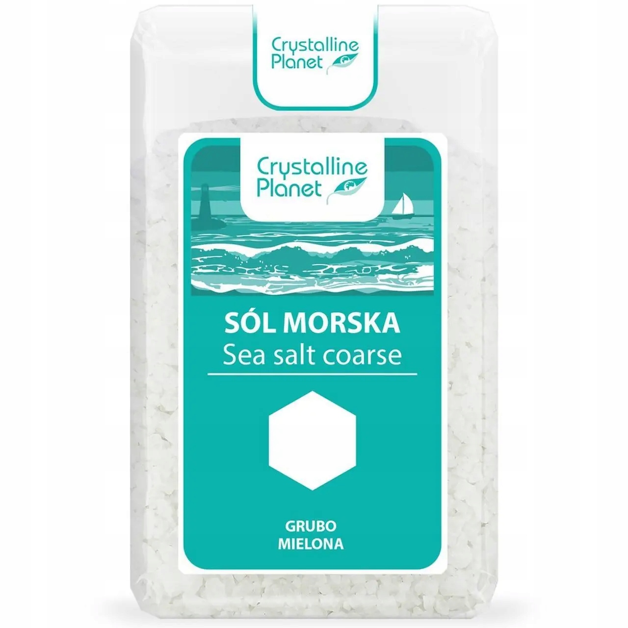 Hrubě Mletá Mořská Sůl 600 g Crystalline Planet