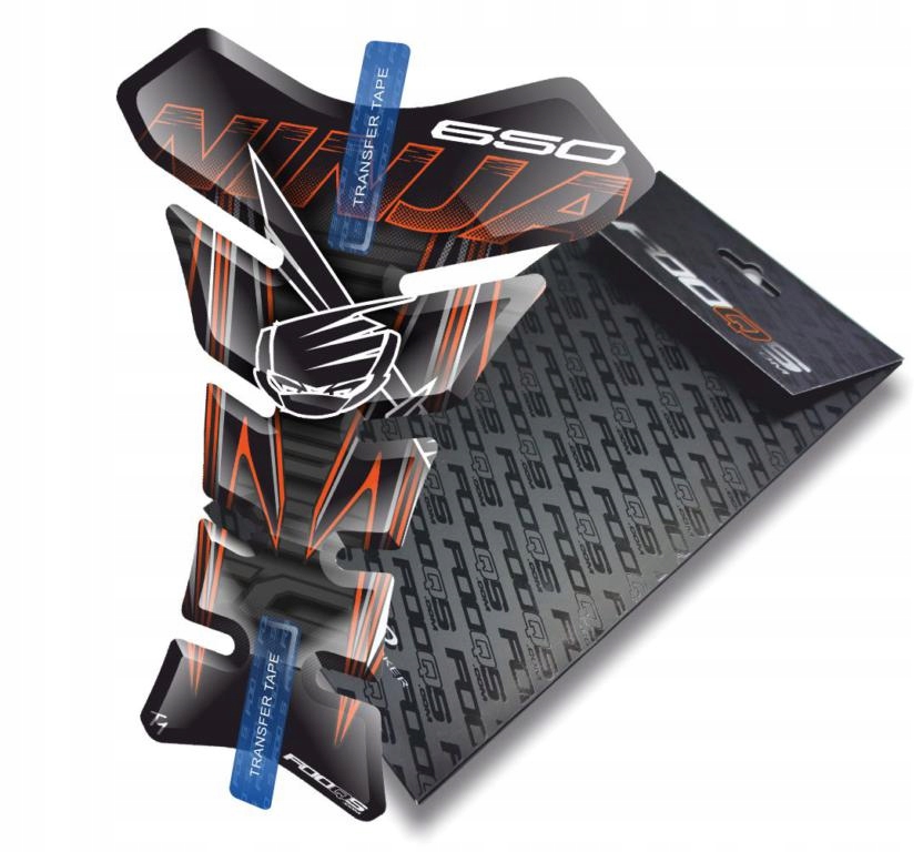 Tank-pad od firmy Fooqs Pro Kawasaki Ninja 650 Černý Oranžový