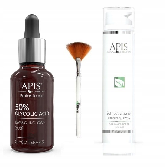 APIS KWAS GLIKOLOWY 50% + NEUTRALIZATOR + PĘDZEL