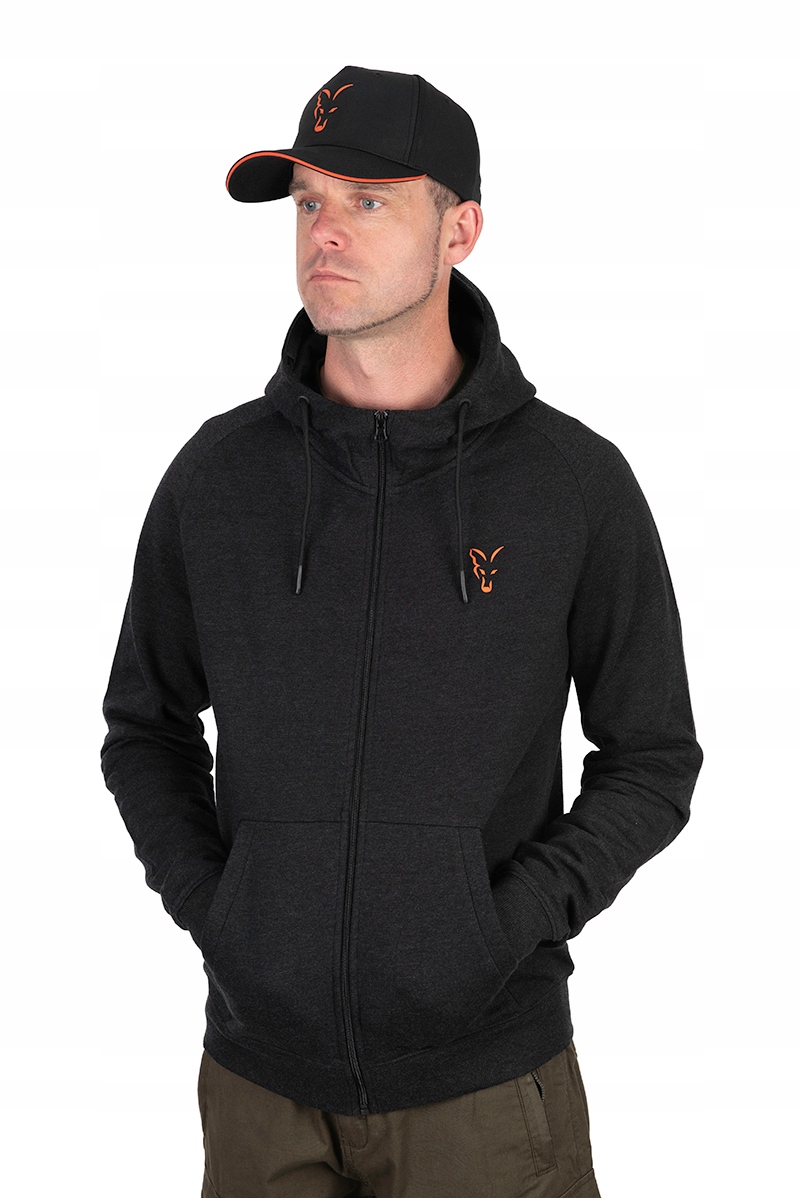 Bluza Fox Collection Lw Hoody Black/Orange Rozmiar "XXL"