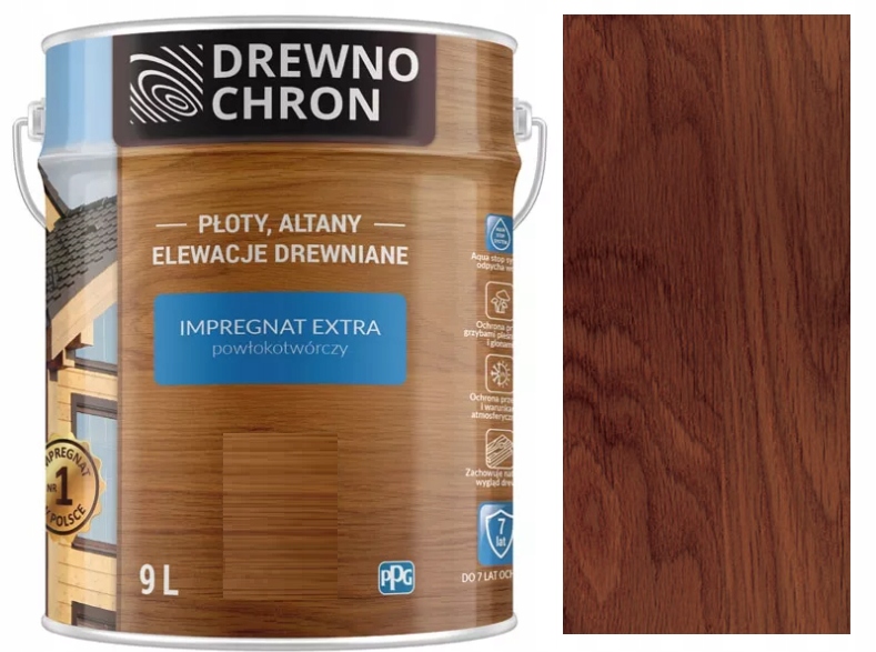 

Drewnochron Impregnat Extra 9L Orzech Ciemny