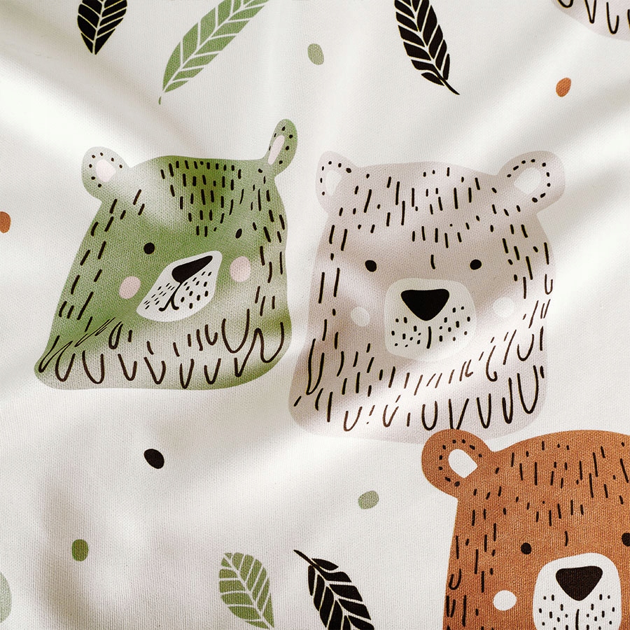 Zasłony dzieciece 'MISIE" kompl wys 160 Szerokość produktu 140 cm