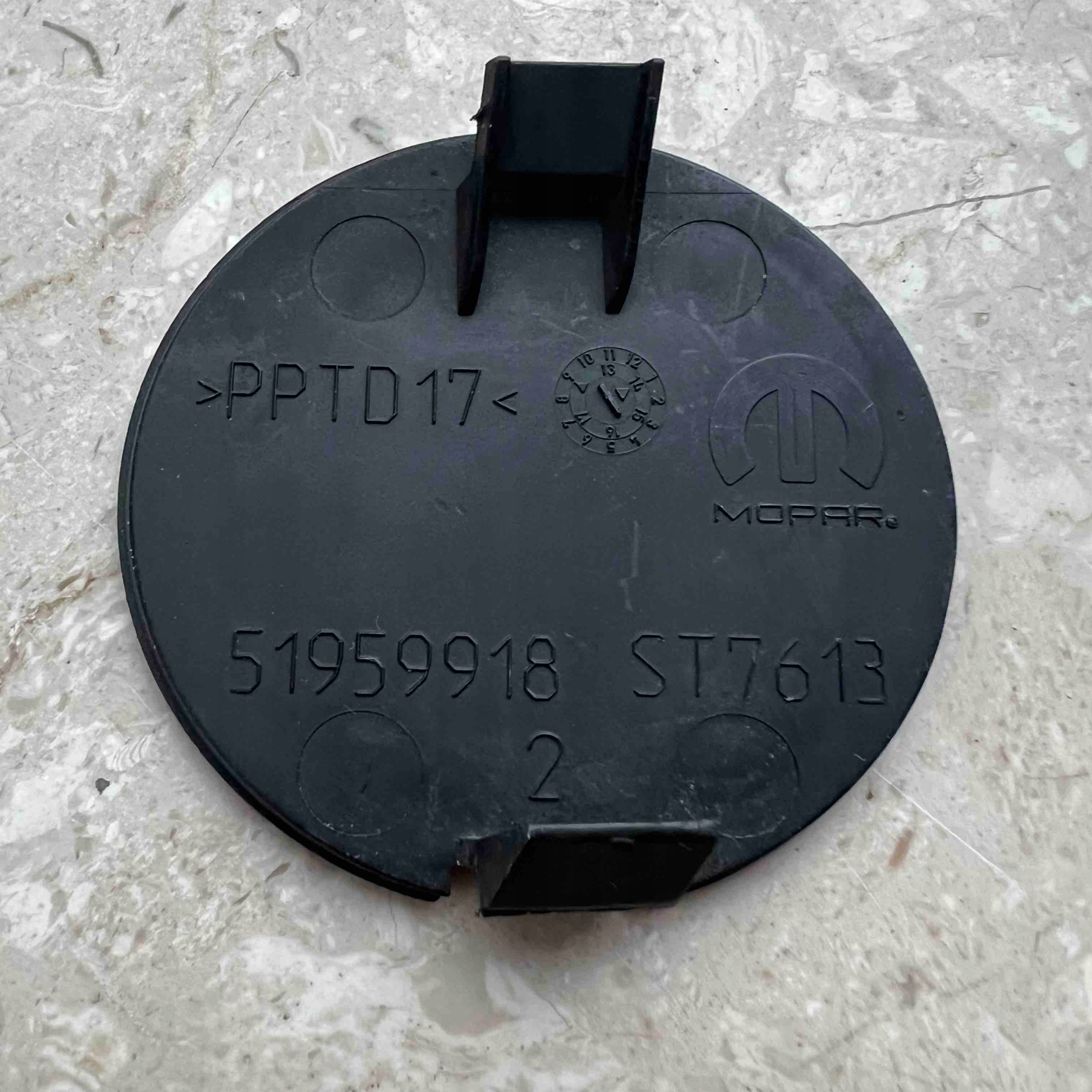 JEEP RENEGADE 14-18 towing hook cap bumper front 51959918