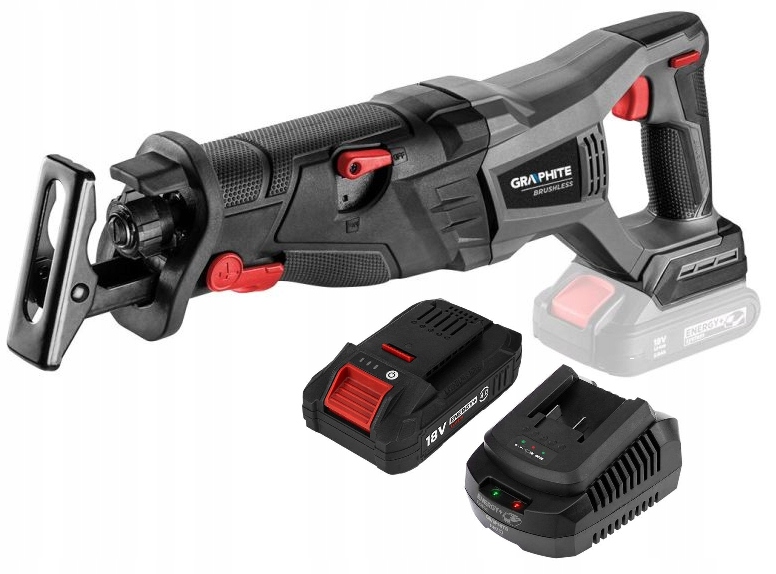 Graphite Šavlová Pila Akumulátor 4AH Bezkartáčová Energy+ 18V 58G096