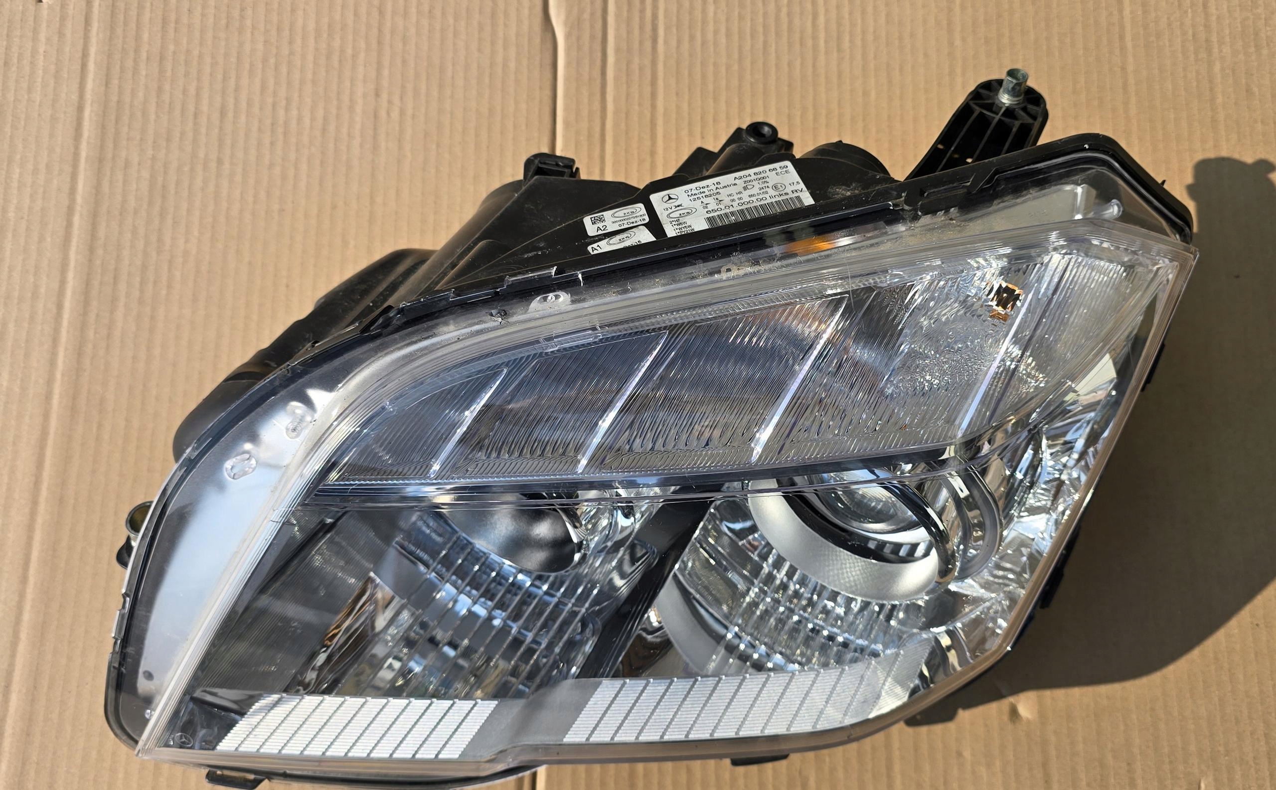 light left front front MERCEDES GLK X204 A2048206859 lens