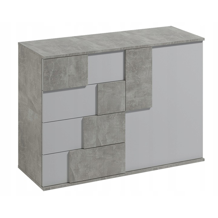 Komoda Estrada 121 cm do obývacího pokoje Ložnice Beton