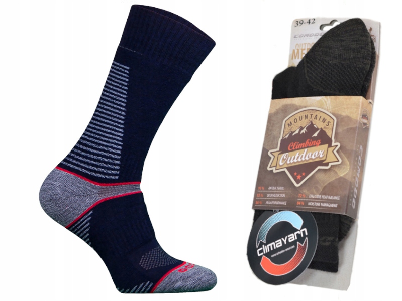 

Trekkingowe Comodo TR8 Wełna Merino ciepłe 35-38gn