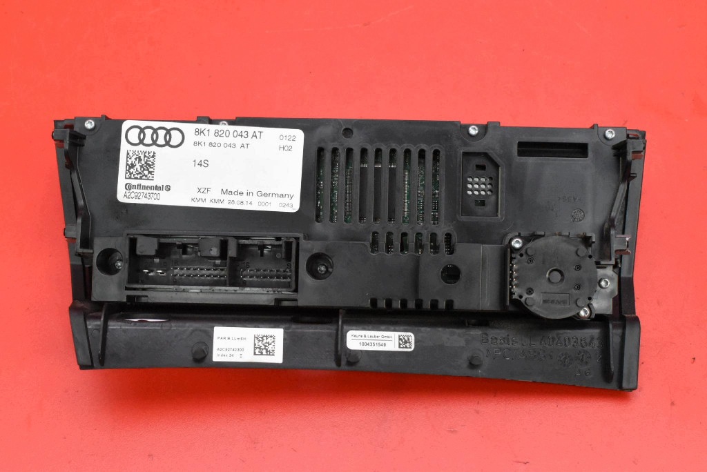 control panel air conditioning devices KLIMY 8K1820043AT AUDI A4 B8 LIFT 11-16