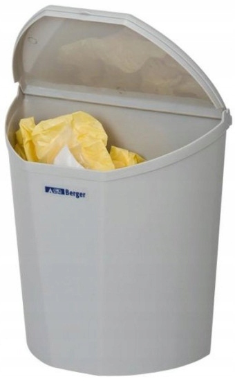 KOSZ NA ŚMIECI Z POKRYWKĄ ŚMIETNIK BERGER 6 L Marka Berger