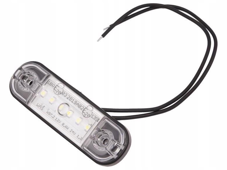 

Lampa obrysowa biała 12-24V 6XLED W97.2WAŚ Tir