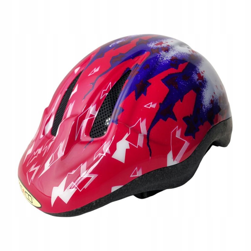 Kask Casco Follow Me I czerwono-fioletowy Płomień, S 47-52cm