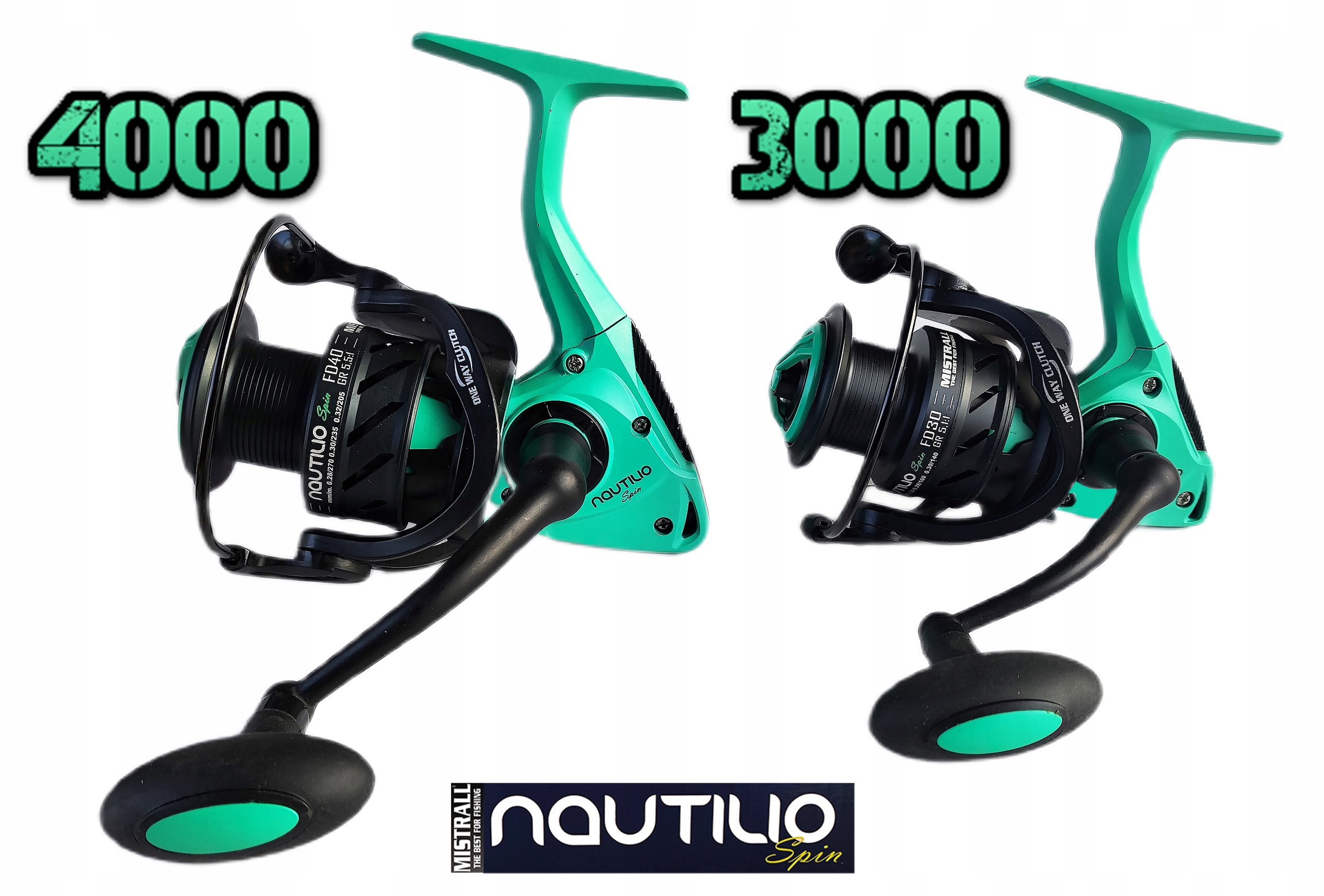 Kołowrotek Spinningowy MISTRALL NAUTILIO SPIN 3000 FD 5+1 Model NAUTILIO SPIN