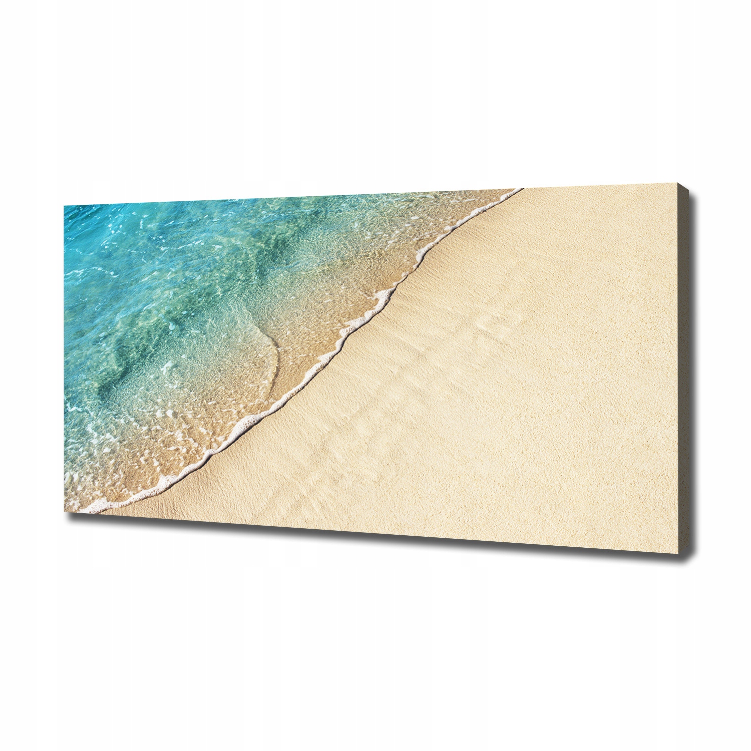 

Foto obraz na płótnie Fala na plaży 120x60 cm