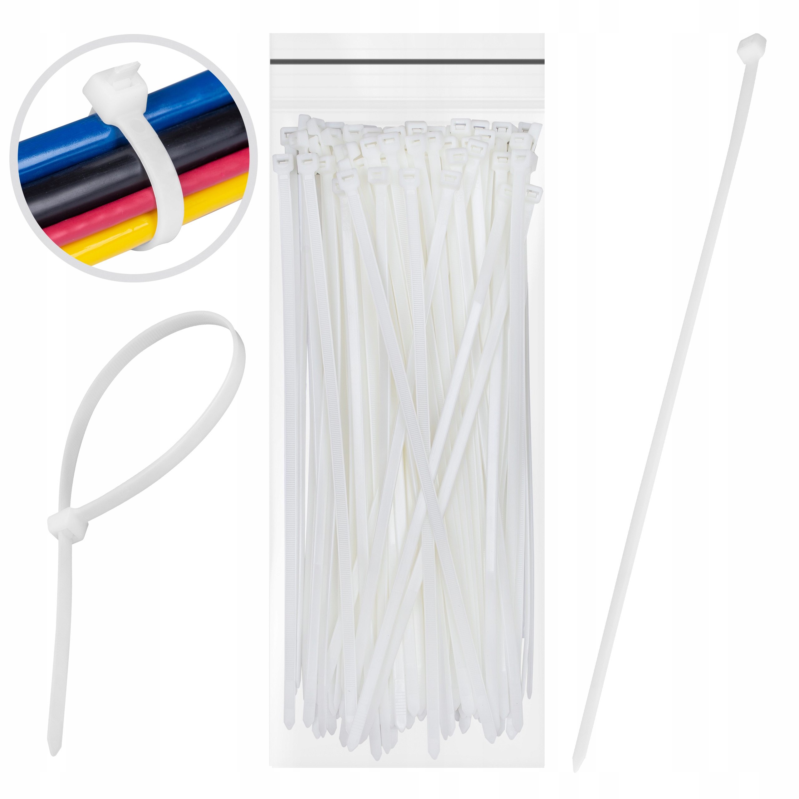 

Opaska opaski kablowe trytki trytka 2,5-200