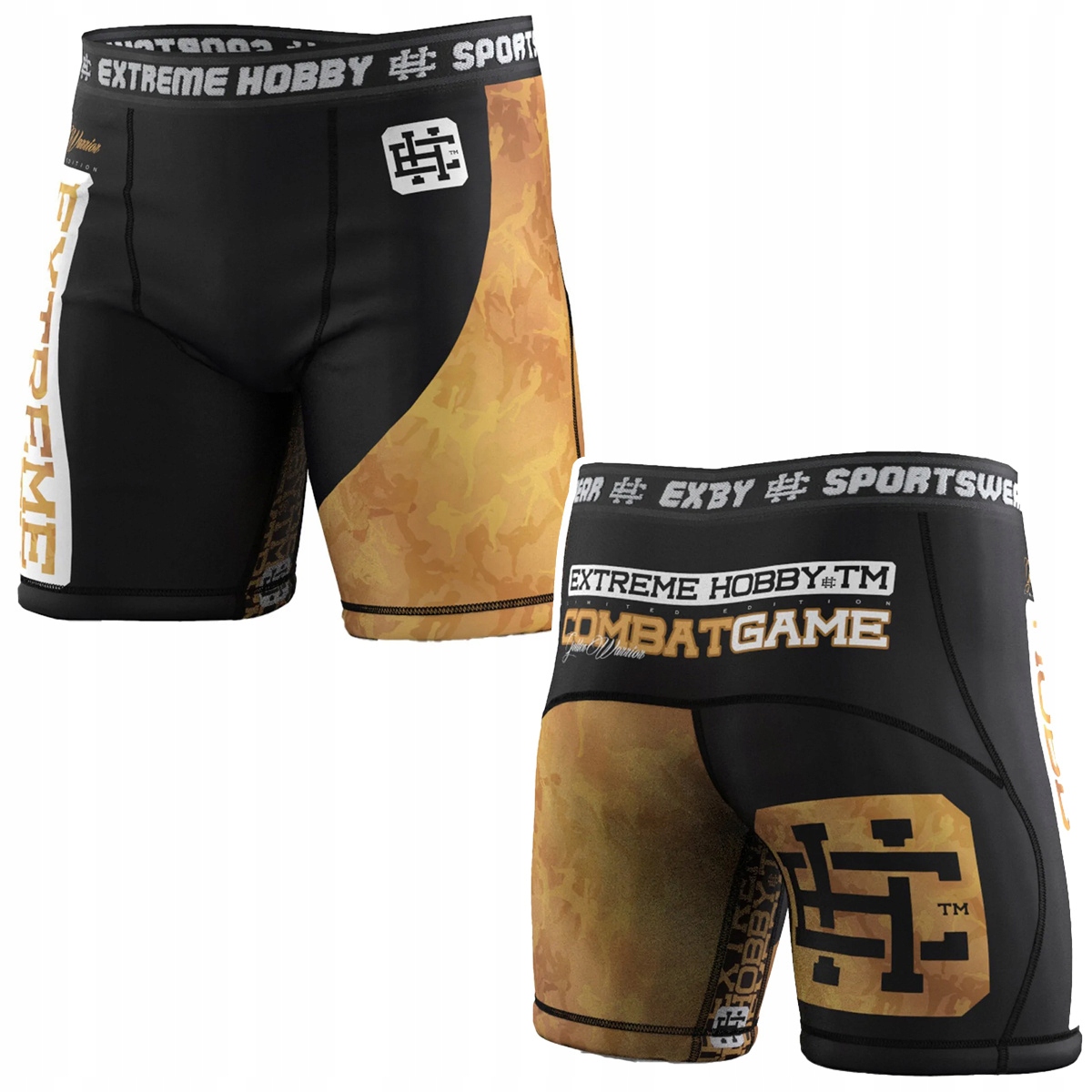 Krótkie spodenki Vale Tudo męskie Extreme Hobby Golden Warrior r. XL