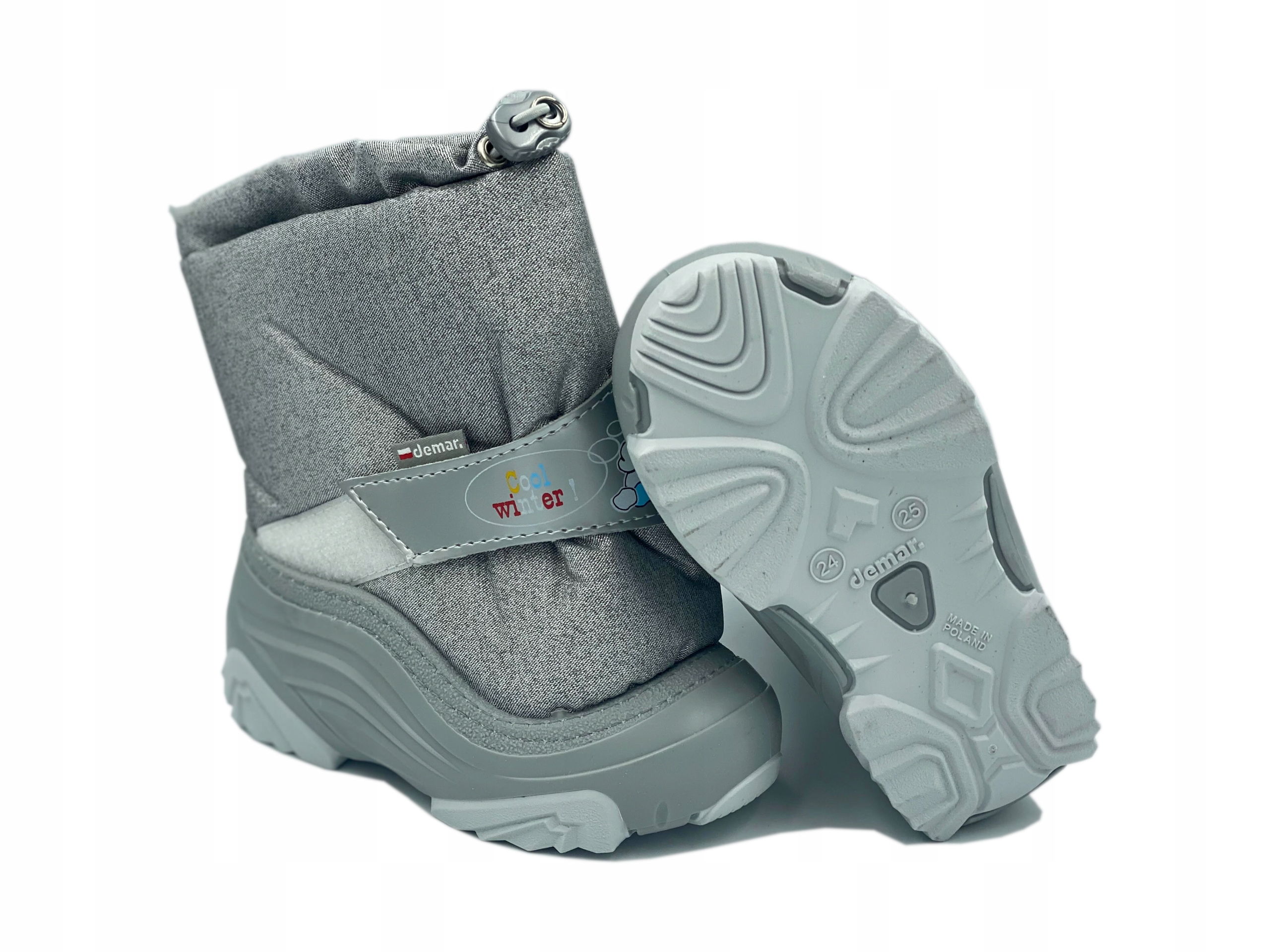 Demar Śniegowce Snowmen rzep WEŁNA! roz. 24/25 E Bohater brak