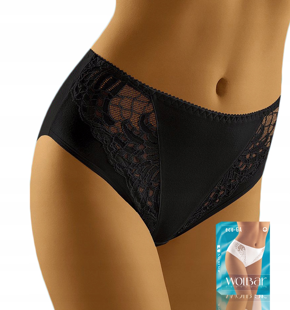 

seksowne Czarne figi Wolbar eco-ga XL