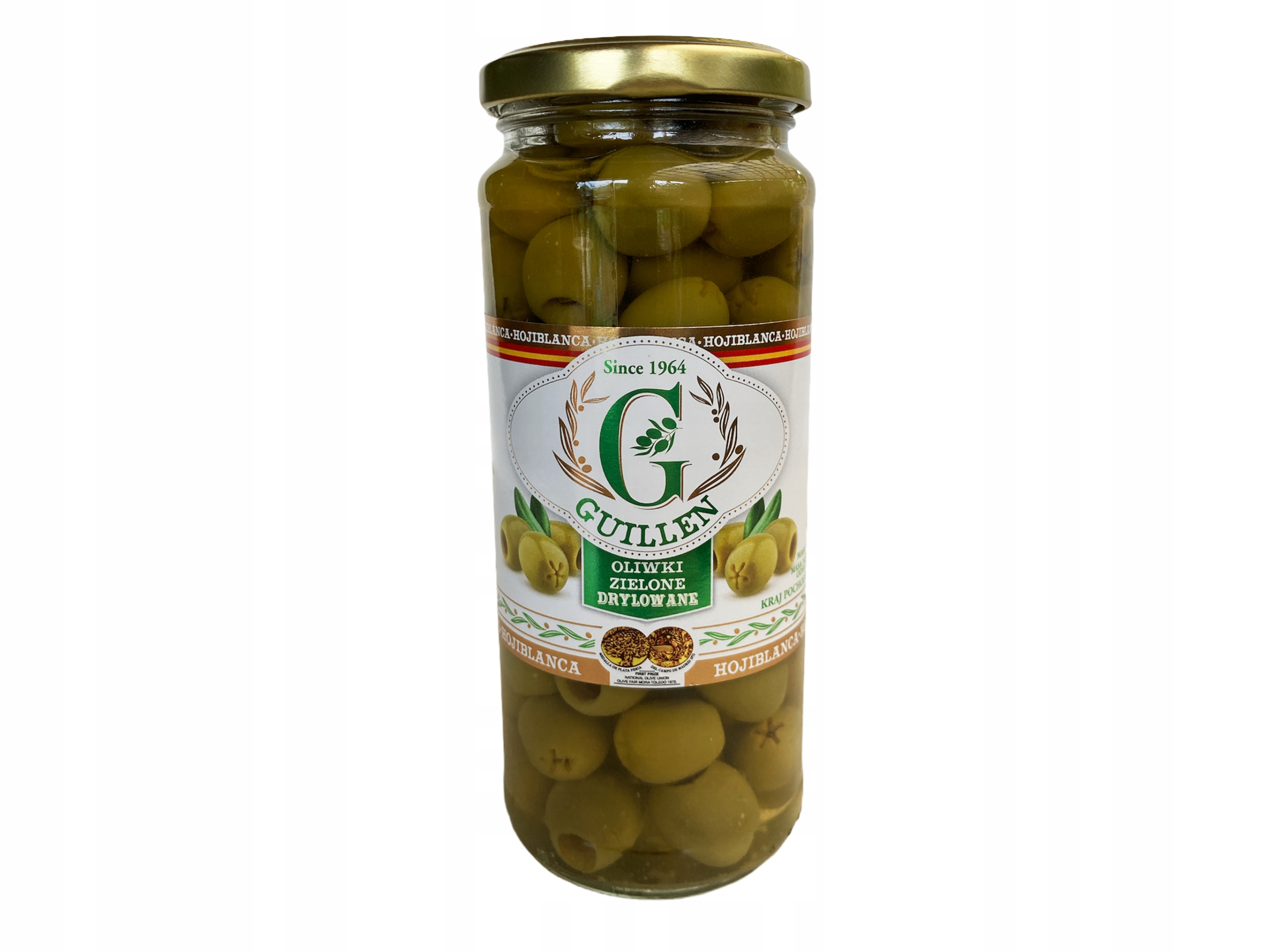 

Oliwki Zielone Hiszpańskie Hojiblanca 350g Guillen